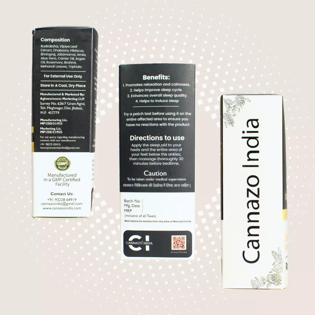 Cannazo India Sleep Aid – Insomnia Relief – Roll On