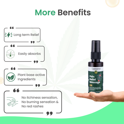 Cannarma Hemp Pain Relief Massage Oil