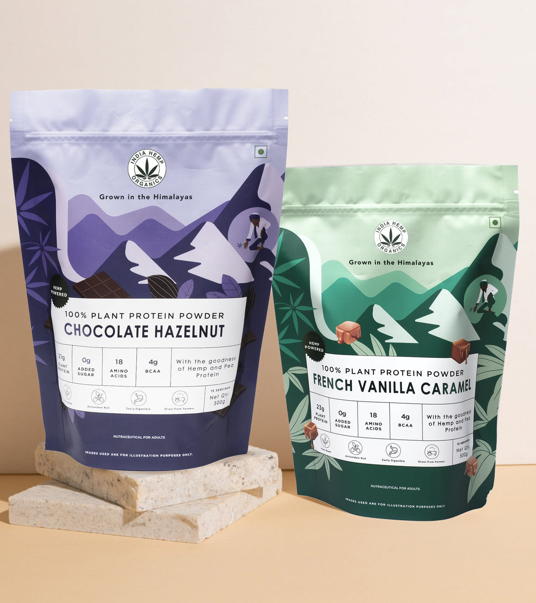 CANNABLISS- HEMP PROTEIN POWDER - FRENCH VANILLA CARAMEL