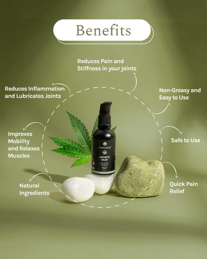 Cannabliss Arthritis Relief | Ayurvedic Medicinal Oil | Topical
