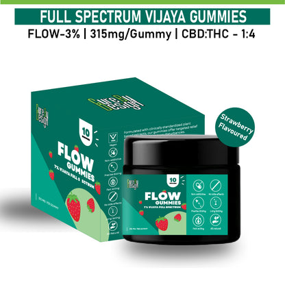 Cure by Design- Flow CBD Gummies – Full-Spectrum Relief and Therapeutic Support 3150mg (7%)
