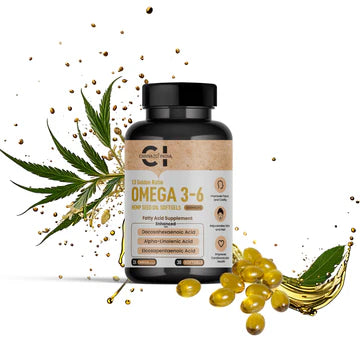 Cannazo OMEGA 3-6 - Hemp Seed Oil Softgels