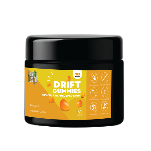 Cure By Design Drift Gummies – Relaxation, Sleep & Therapeutic Support – 500mg Per Gummy