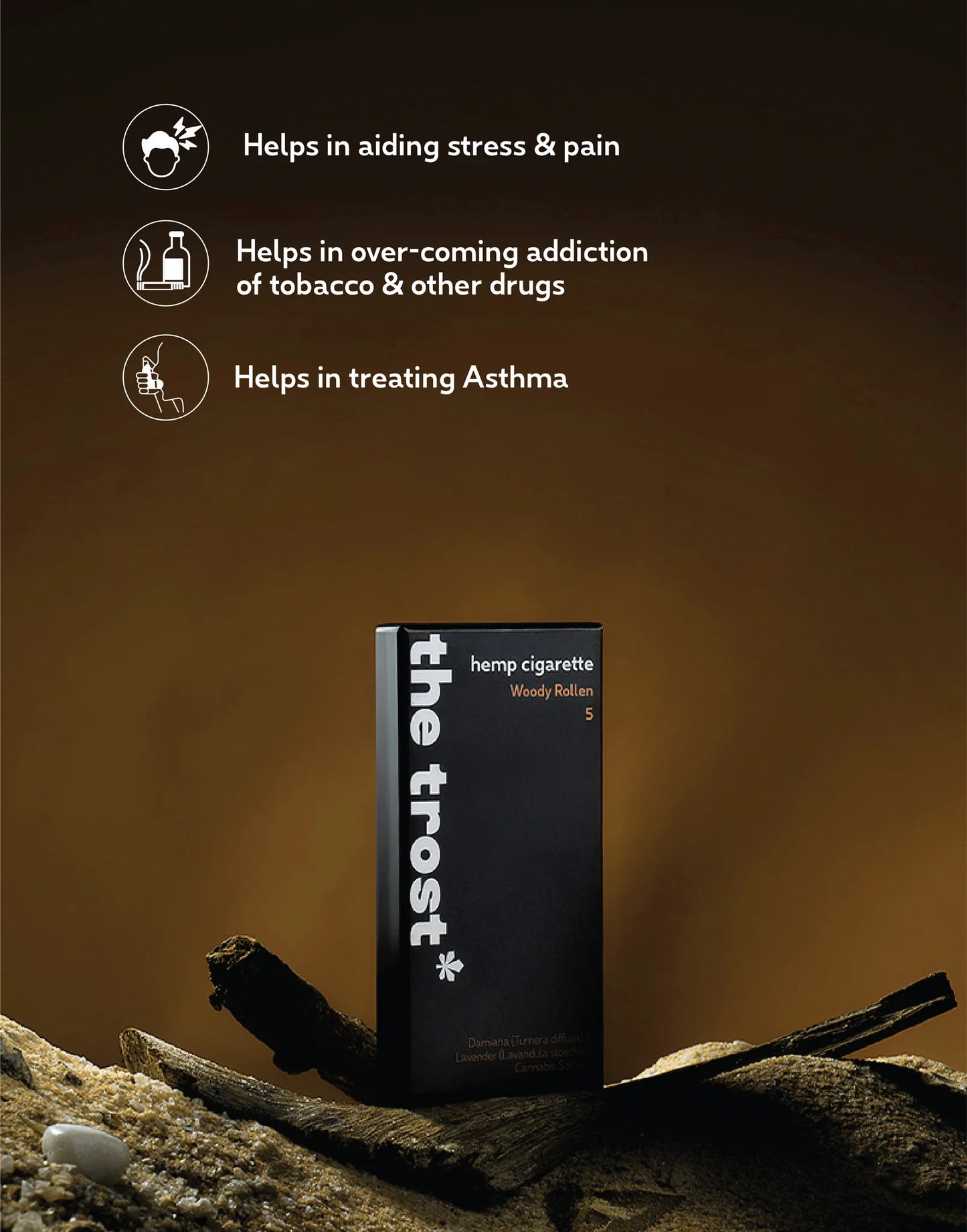 Hemp Herbal Cigarettes - Woody Rollen