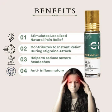 Cannazo Migraine Aid with full spectrum extract (CBD + THC)