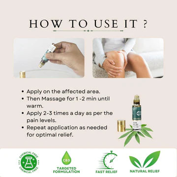 Cannazo Migraine Aid with full spectrum extract (CBD + THC)