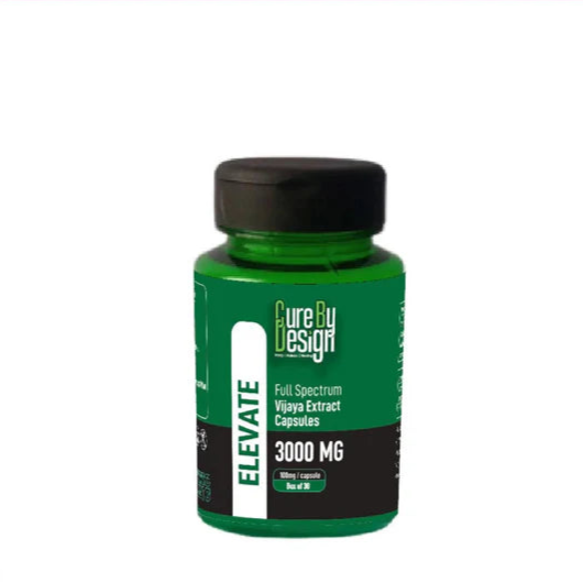 Cure By Design - Elevate |100mg/Capsule - CBD Dominant (2:1 - CBD:THC)