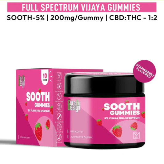 Cure By Design Sooth Gummies – Calm, Comfort, and Lasting Relief