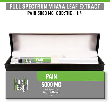 Cure By Design Pain Extract – Uplifted Mood and Relief from Chronic Pain and Nausea (CBD:THC 1:4)