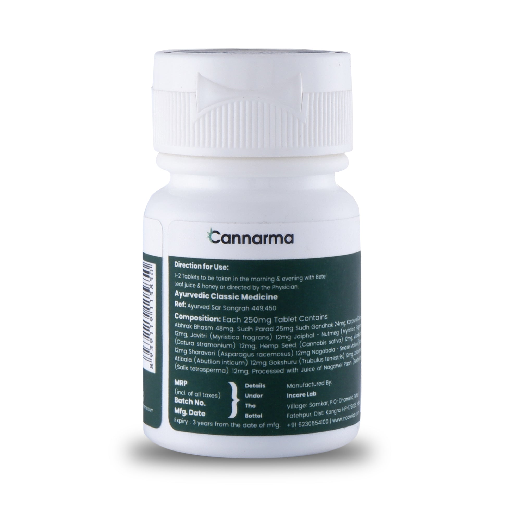 Cannarma Laxmi Vilas Ras Tablet