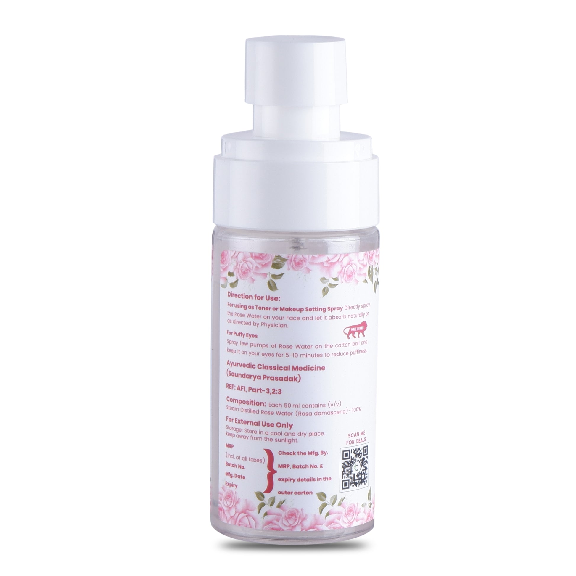 Cannarma Bulgarian Rose Water Spray