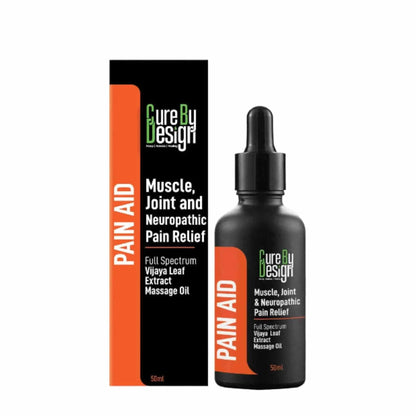 Cure By Design - Pain Aid  Polyherbal Massage Oil