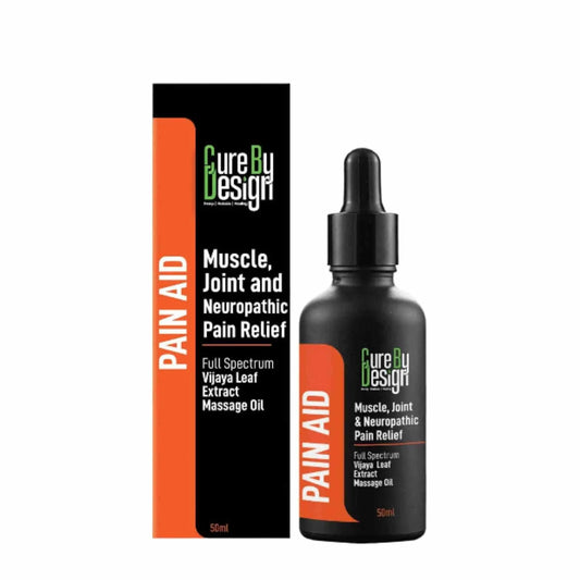 Cure By Design - Pain Aid  Polyherbal Massage Oil