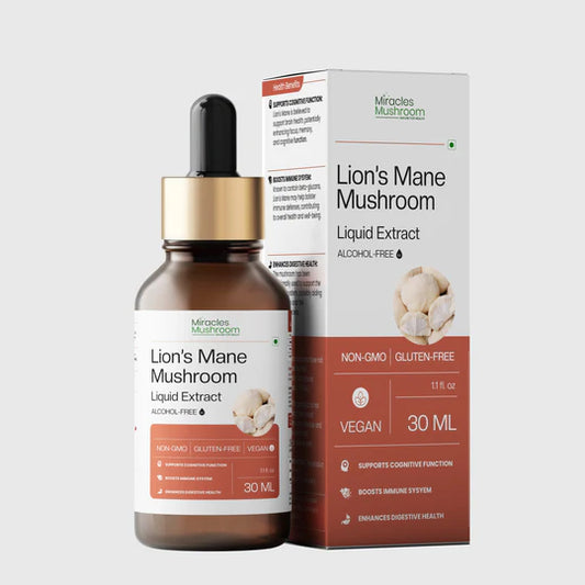 Miracles Mushroom - Lion's Mane Mushroom Liquid Extract - 30ml