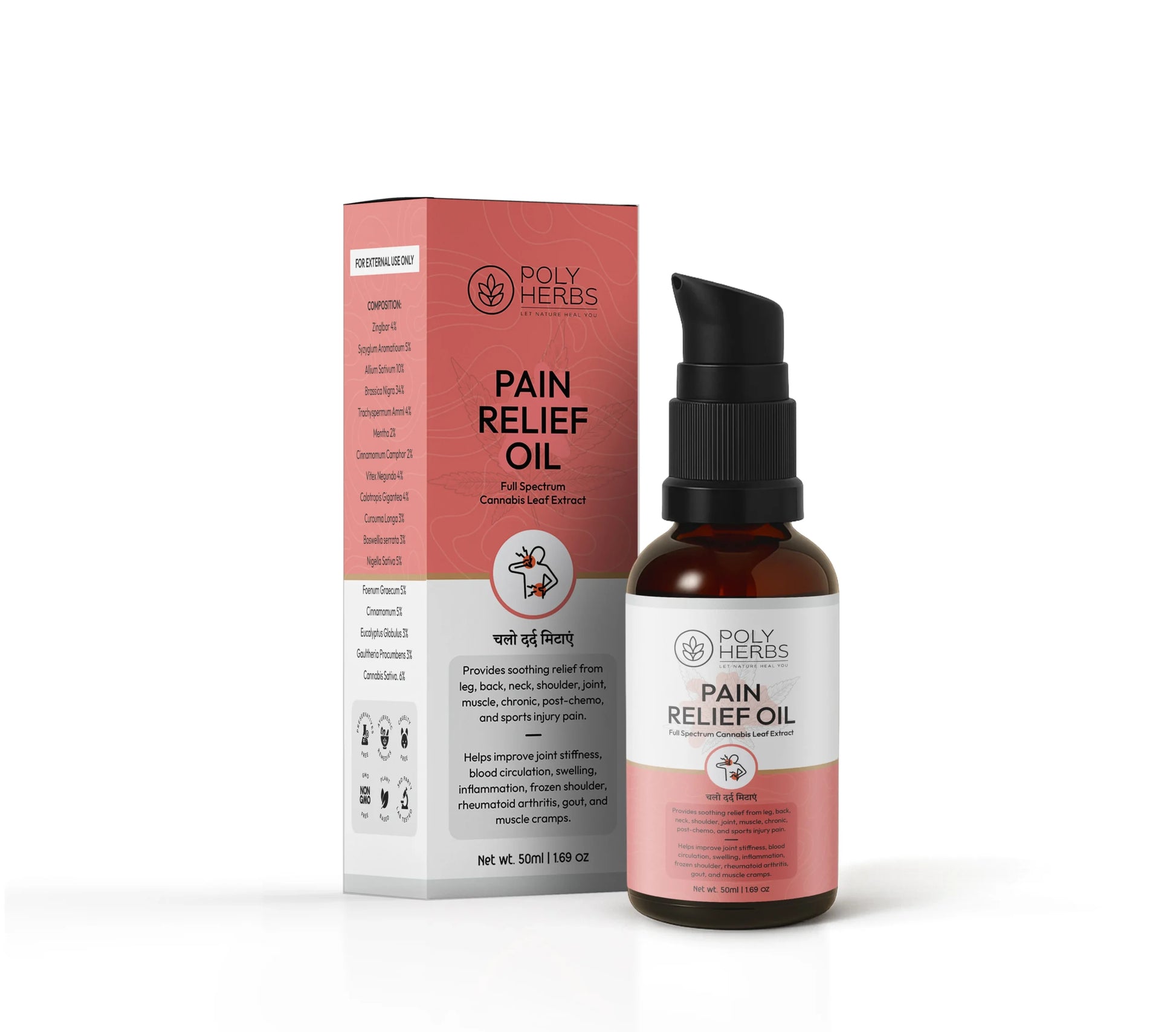 PolyHerbs Pain Relief Oil 