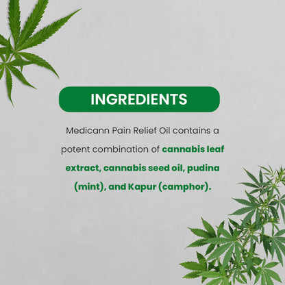 MEDICANN- Cannabis Pain Relief Oil - 50 ml