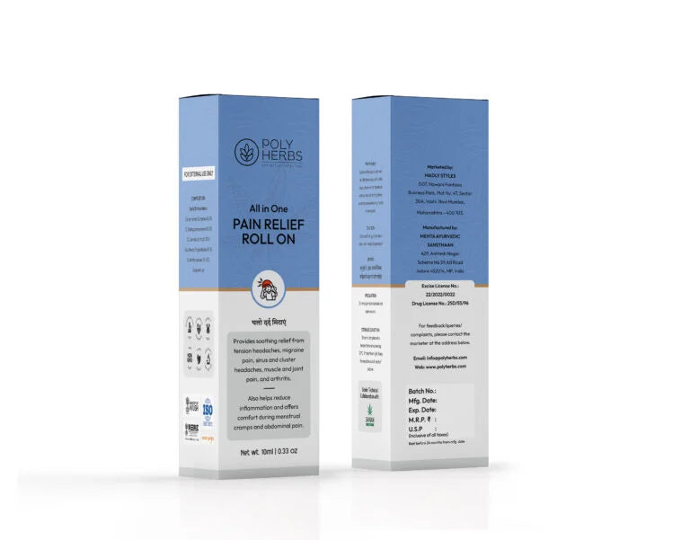 PolyHerbs All-in-One Pain Relief Roll-on