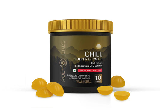 Polyherbs CHILL Golden CBD Gummies