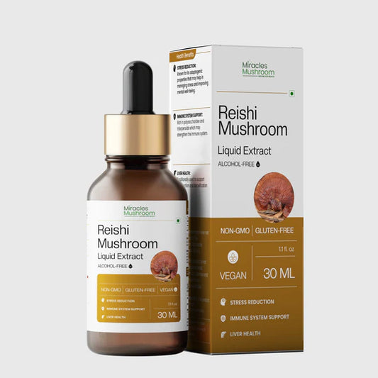 Miracles Mushroom - Reishi Mushroom Liquid Extract - 30ml