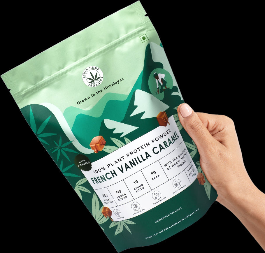 CANNABLISS- HEMP PROTEIN POWDER - FRENCH VANILLA CARAMEL