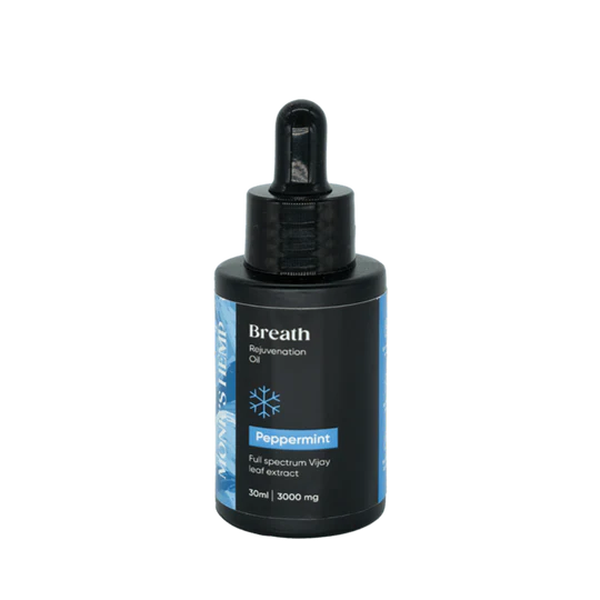 Monk's Hemp- Breath (10:1) Pain Relief CBD Oil - Peppermint Flavor