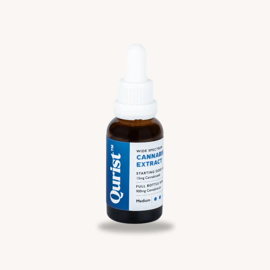 Qurist Broad Spectrum CBD Oil – Stress, Sleep & Pain Relief 450mg Mild