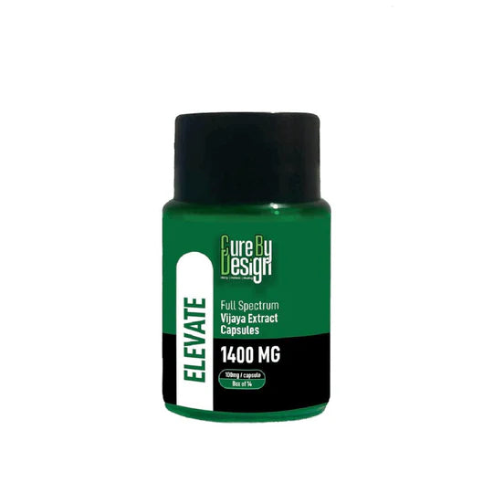 Cure By Design - Elevate |100mg/Capsule - CBD Dominant (2:1 - CBD:THC)