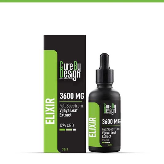Cure By Design – Vijaya Extract Elixir (12% CBD | 3600mg Full Spectrum (CBD:THC 2:1)