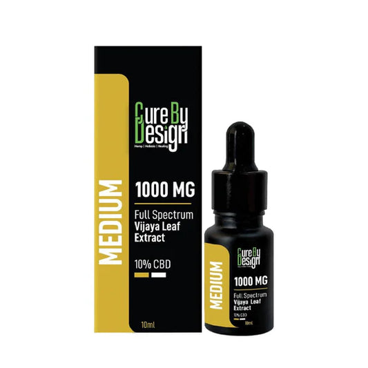 Cure By Design - Full-Spectrum Vijaya Leaf Extract - (Medium 10%)  CBD:THC 2:1