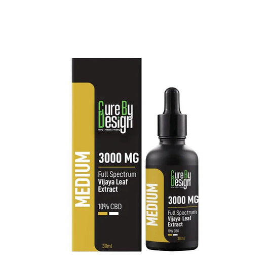 Cure By Design - Full-Spectrum Vijaya Leaf Extract - (Medium 10%)  CBD:THC 2:1