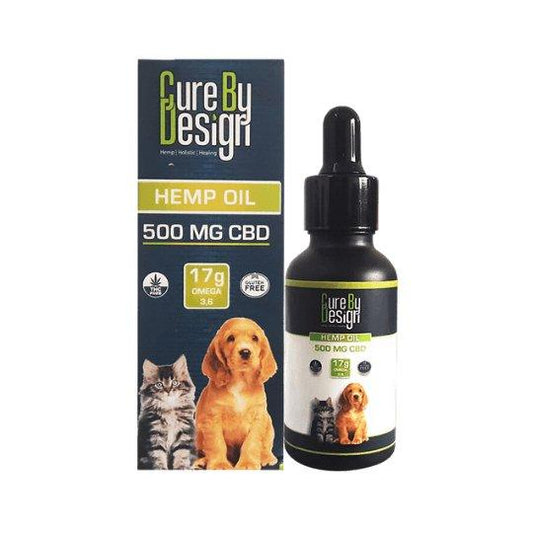 Cure By Design Hemp Oil for Pets - 500mg