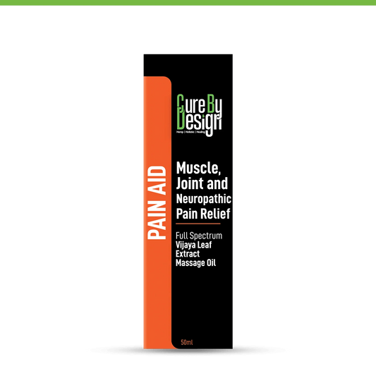 Cure By Design - Pain Aid  Polyherbal Massage Oil