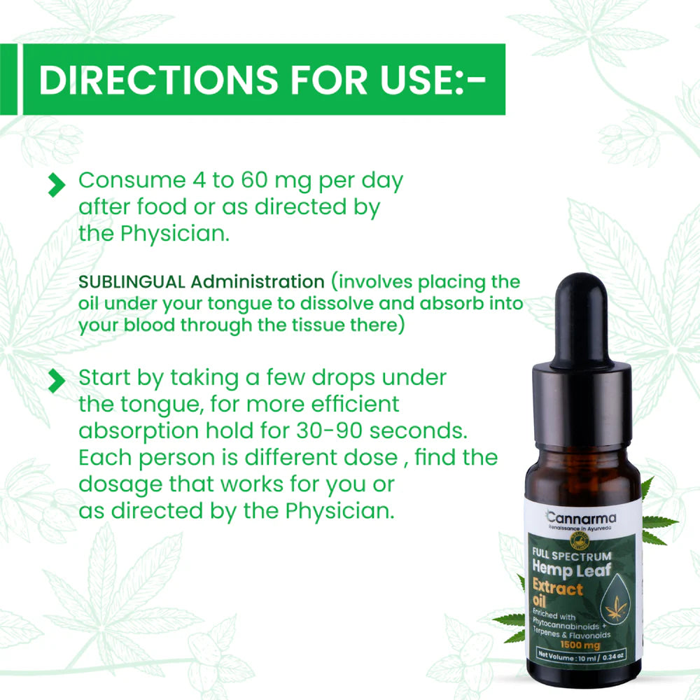 Cannarma Full Spectrum Hemp Extract Oil 