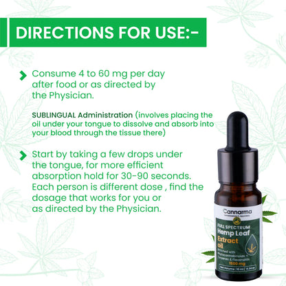 Cannarma Full Spectrum Hemp Extract Oil 