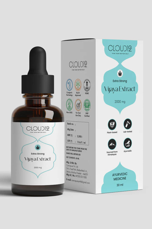 CLOUD12- Full Spectrum Vijaya Oil High Strength| Chronic Pain| Stress Buster