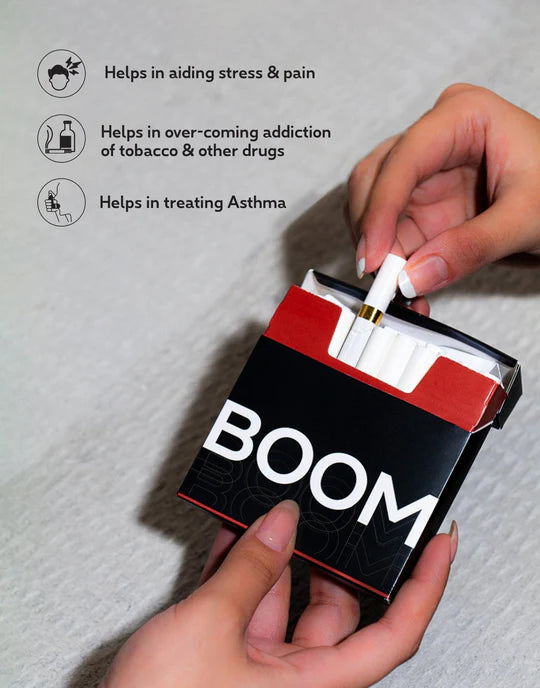 The Trost - Hemp Herbal Cigarette - Boom(Pack Of 10)